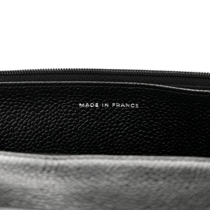 Chanel Caviar Timeless CC Wallet On Chain WOC Black 8 of 13