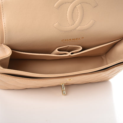Chanel Caviar Quilted Medium Double Flap Beige Clair 5 of 8