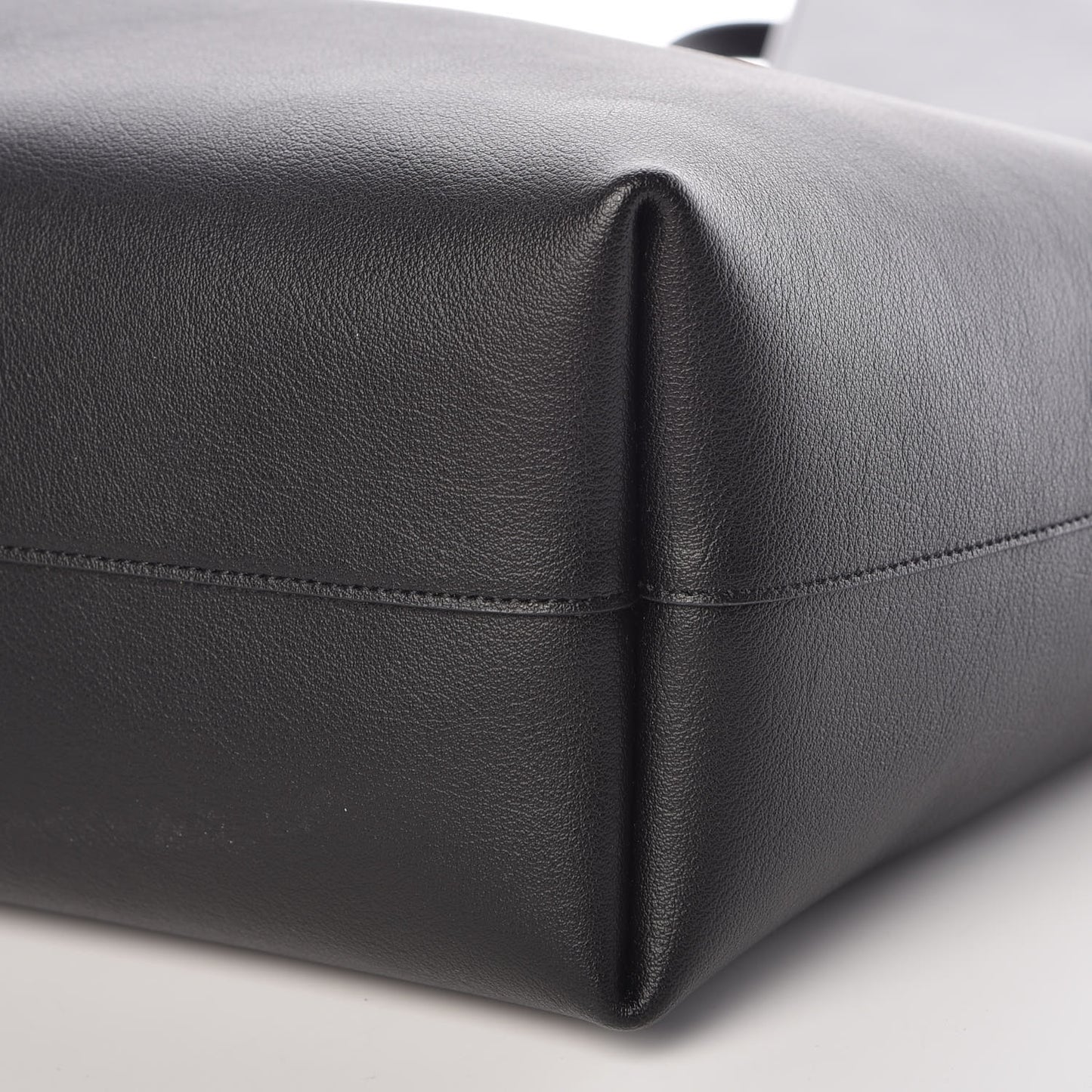 Calfskin Large Shopping Tote Black