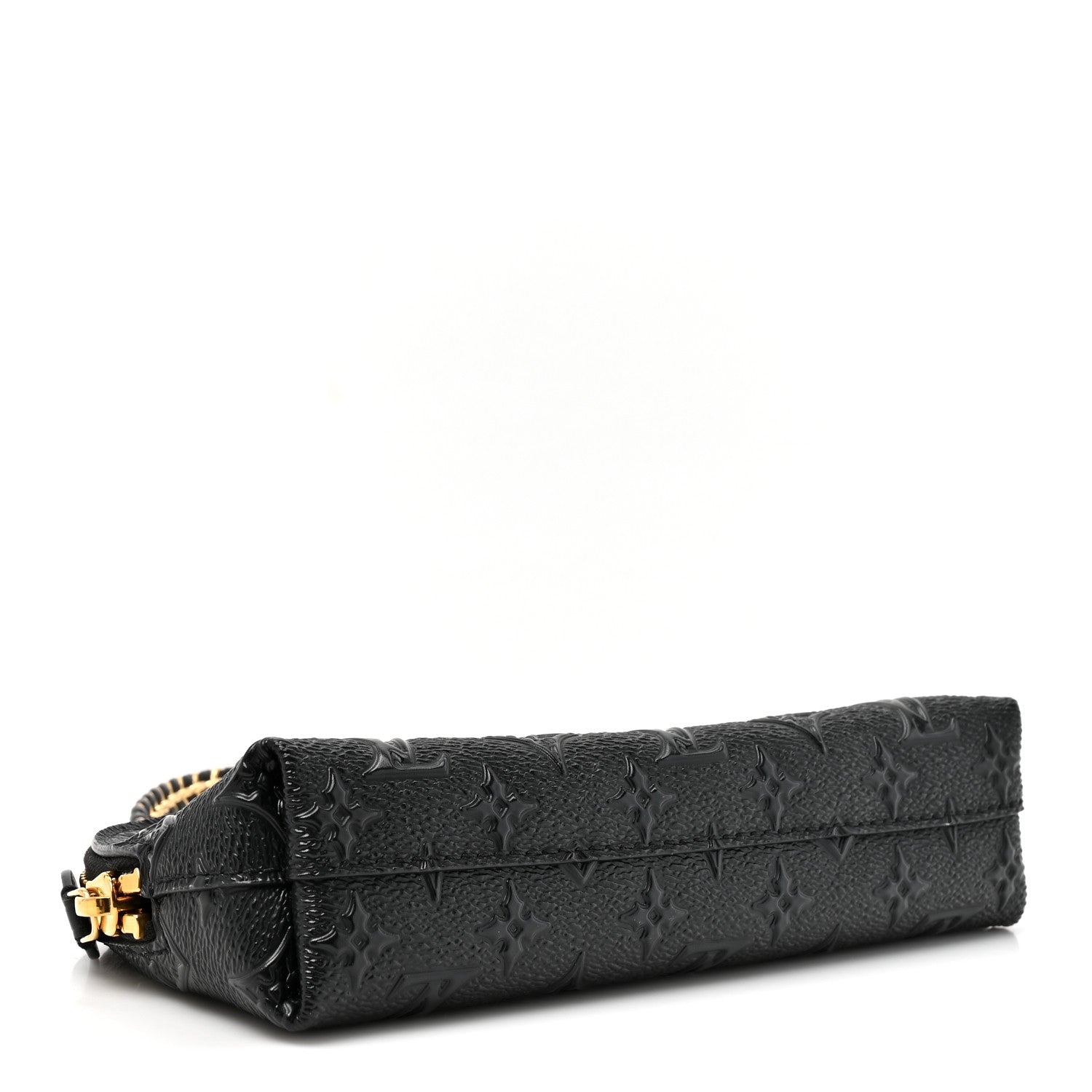 Louis Vuitton Embossed Monogram Midnight LV Moon Pochette Black 3 of 8