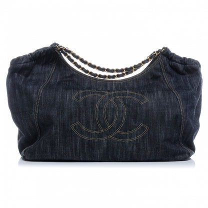 Chanel Denim XL Coco Cabas Tote 1 of 10