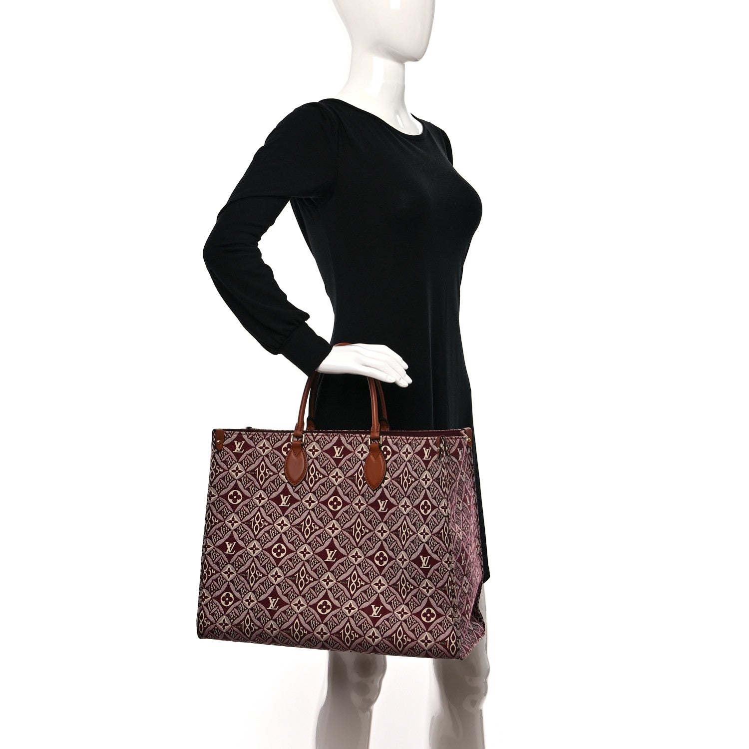 Louis Vuitton Jacquard Since 1854 Onthego GM Bourdeaux 2 of 10