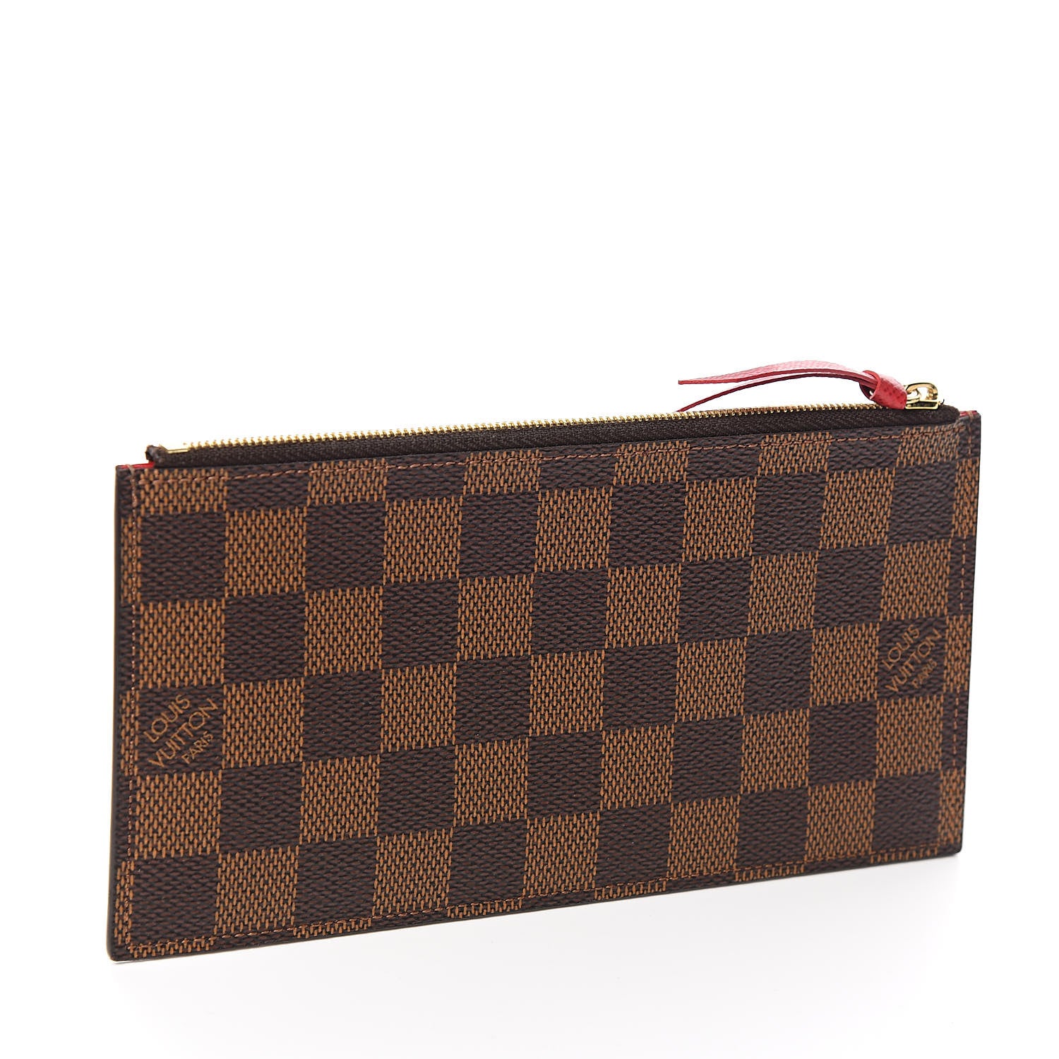 Louis Vuitton Damier Ebene Felicie Chain Wallet Zippered Insert 3 of 6