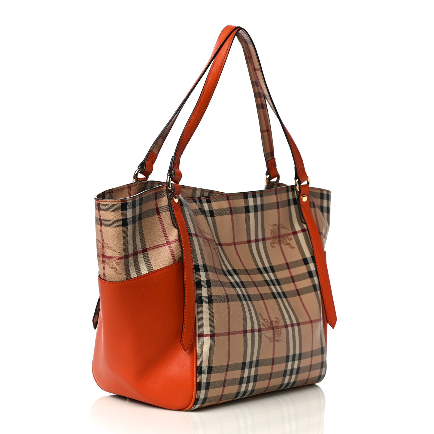 Haymarket Check Small Canterbury Tote Orange