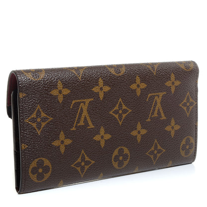 Louis Vuitton Monogram Josephine Wallet Red 3 of 7