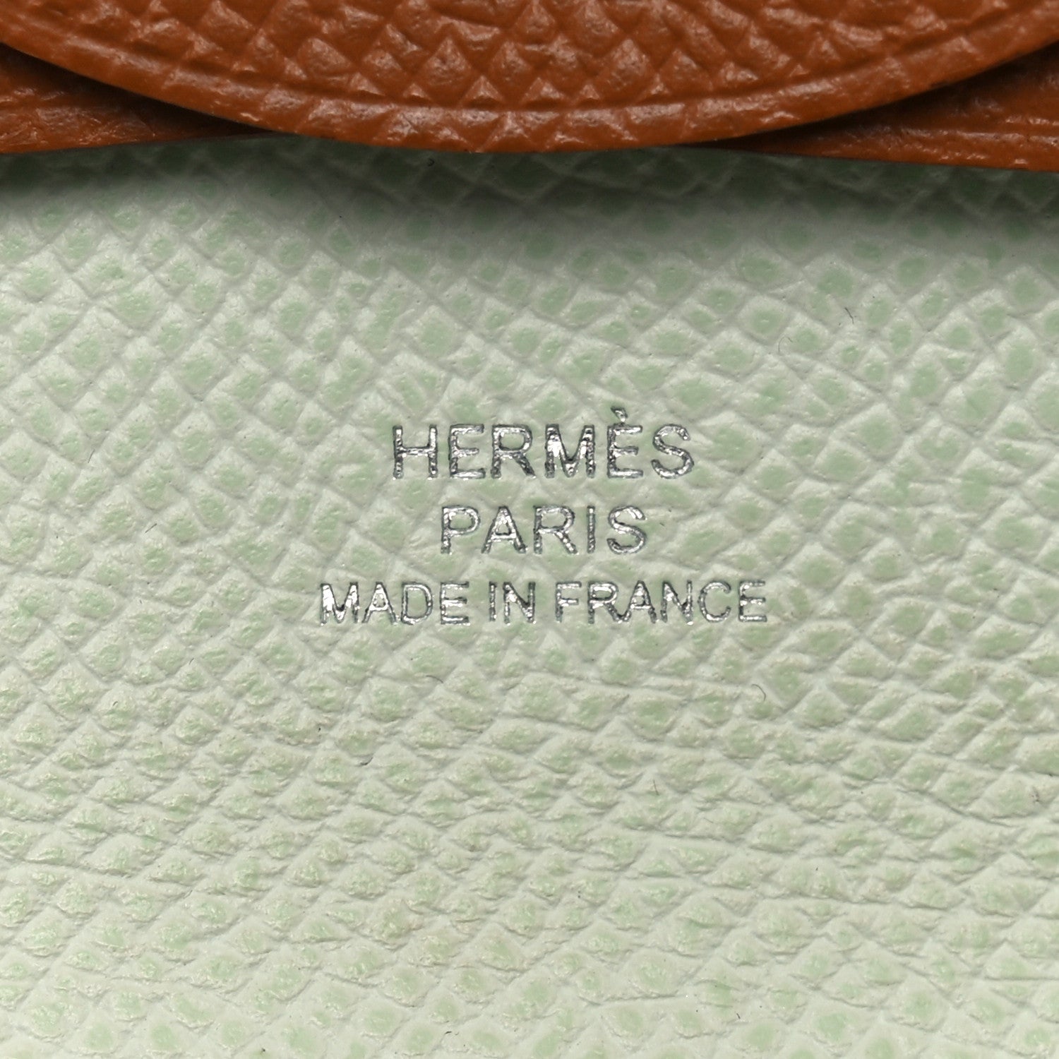 Hermes Epsom Bastia Verso Coin Purse Gold Vert Fizz 6 of 8