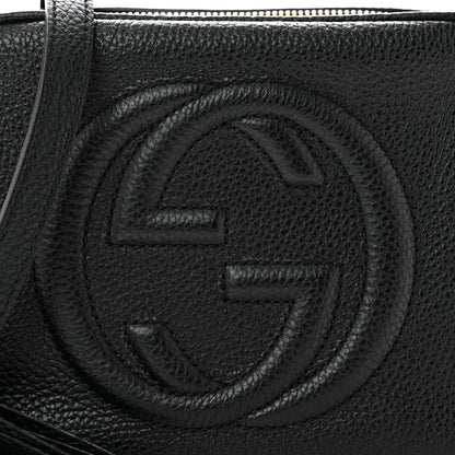 Gucci Pebbled Calfskin Small Soho Disco Bag Black 7 of 9