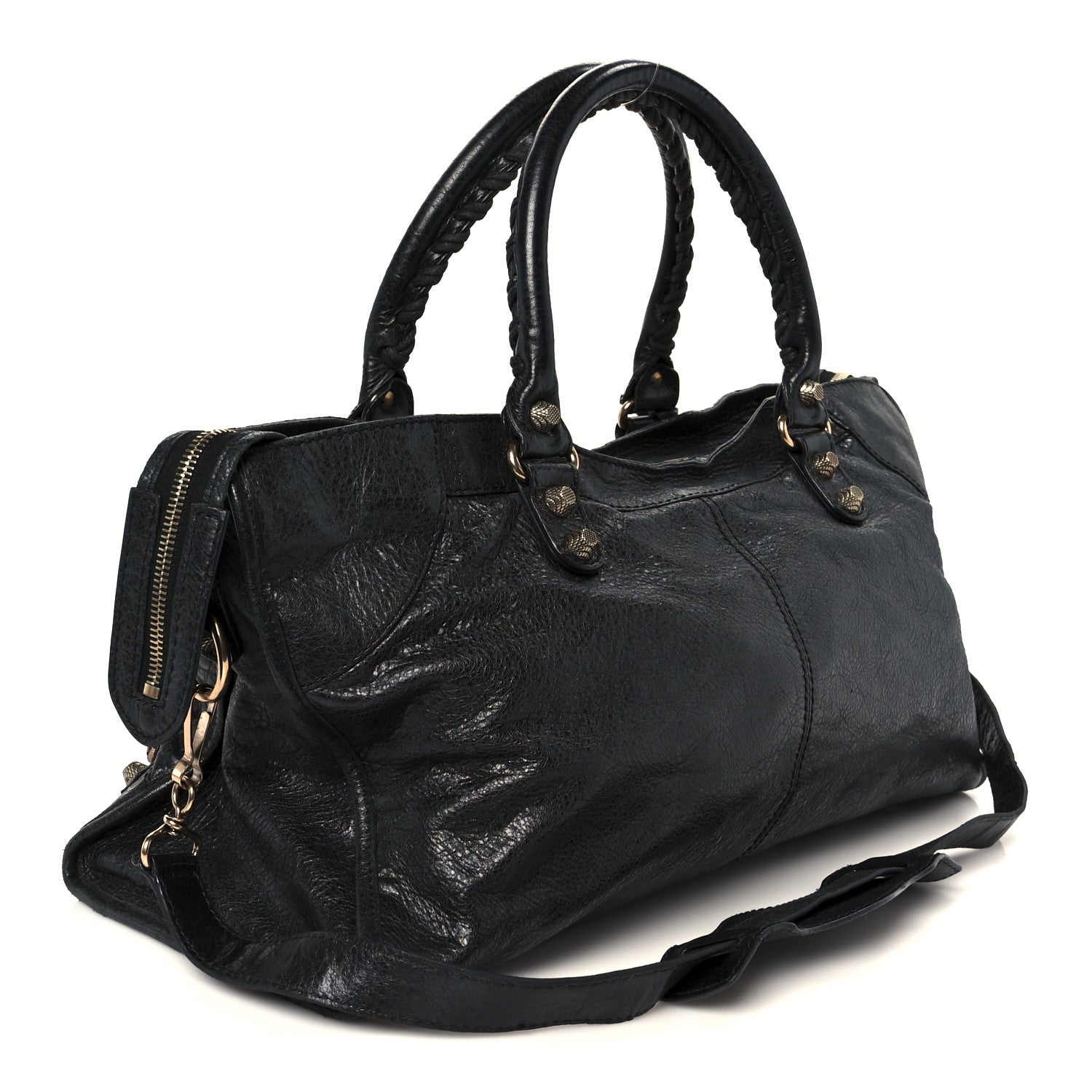 Balenciaga Agneau Giant 12 Rose Gold Hardware Part Time Black 4 of 11