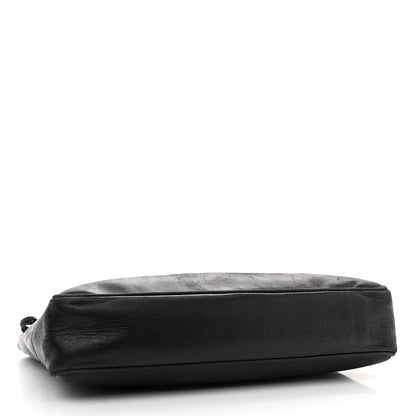 Chanel Lambskin Quilted Shopping Tote Black 4 of 18