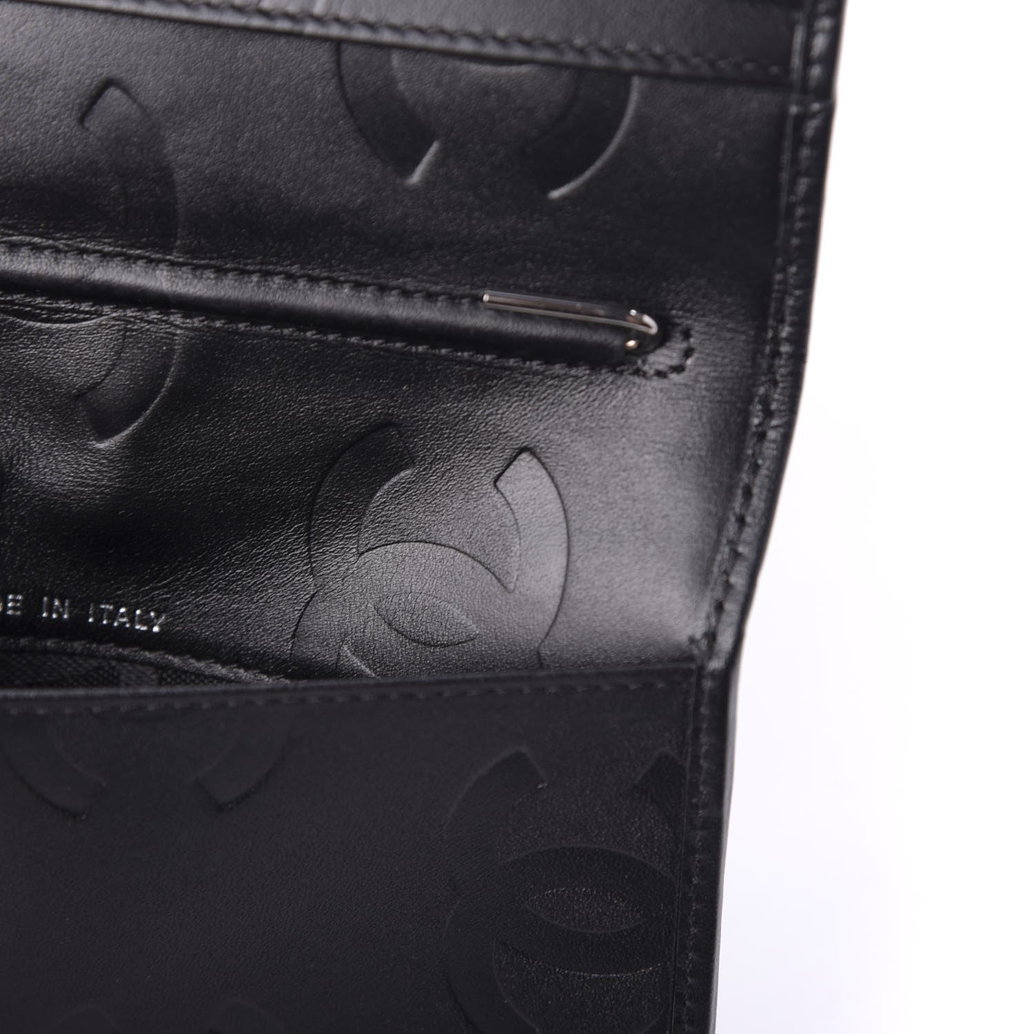 Chanel Calfskin Quilted Small Cambon Agenda Planner Black 9 of 12