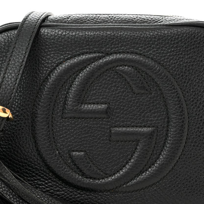 Gucci Pebbled Calfskin Small Soho Disco Bag Black 8 of 13