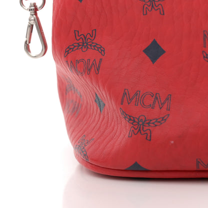 MCM Visetos Large Liz Reversible Shopper Tote Ruby Red 11 of 11