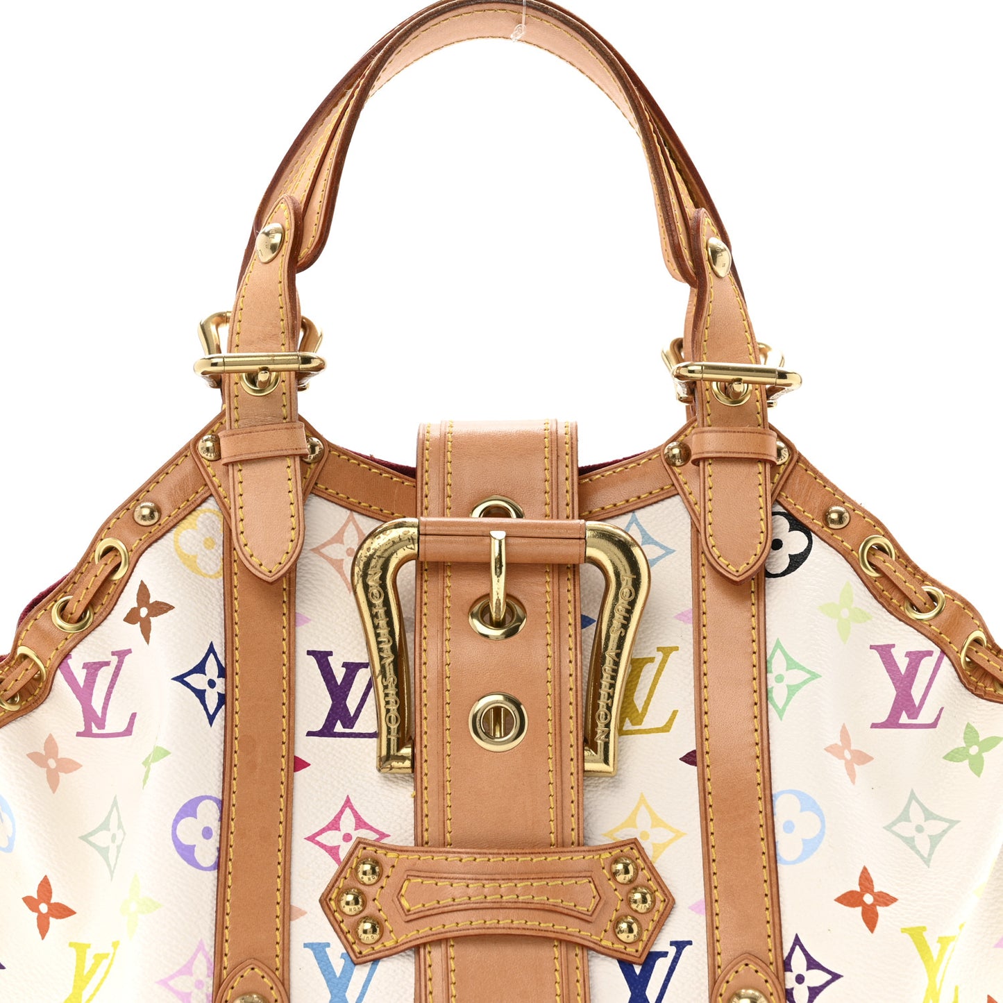 Monogram Multicolor Theda GM White