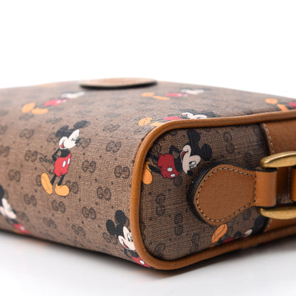 Gucci X DISNEY Mini Vintage GG Supreme Monogram Mickey Mouse Shoulder Bag Beige Vintage Sun Oil 7 of 11