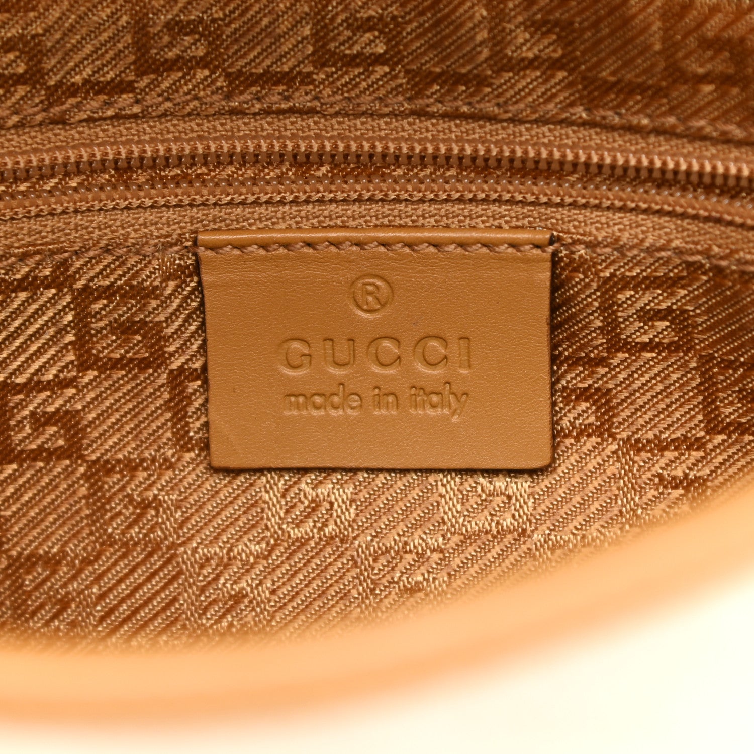 Gucci Suede Small Jackie O Flap Hobo Beige Brown 6 of 14