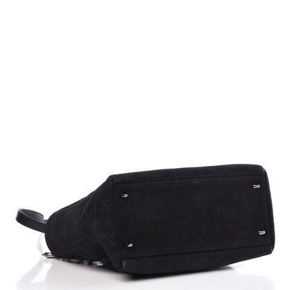 Christian Dior Suede Cannage Medium Lady Dior Black 5 of 14