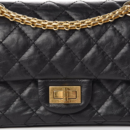 Chanel Aged Calfskin Quilted 2.55 Reissue 224 Flap Black 11 of 11