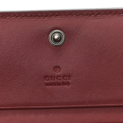 Gucci GG Supreme Monogram Blooms Card Case Beige Multicolor Dry Rose 6 of 7