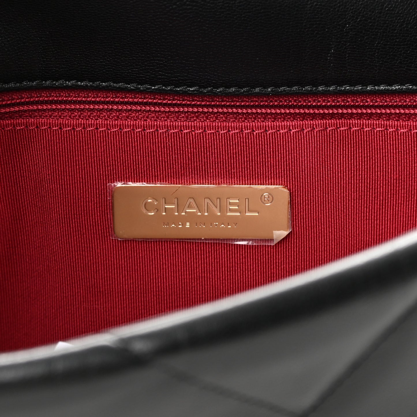 Goatskin Quilted Maxi Chanel 19 Flap Black