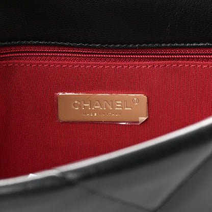 Chanel Goatskin Quilted Maxi Chanel 19 Flap Black 6 of 13
