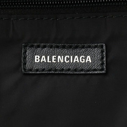 Balenciaga Sport Nylon Logo Embroidered S Wheel Backpack Fuchsia Black 6 of 9