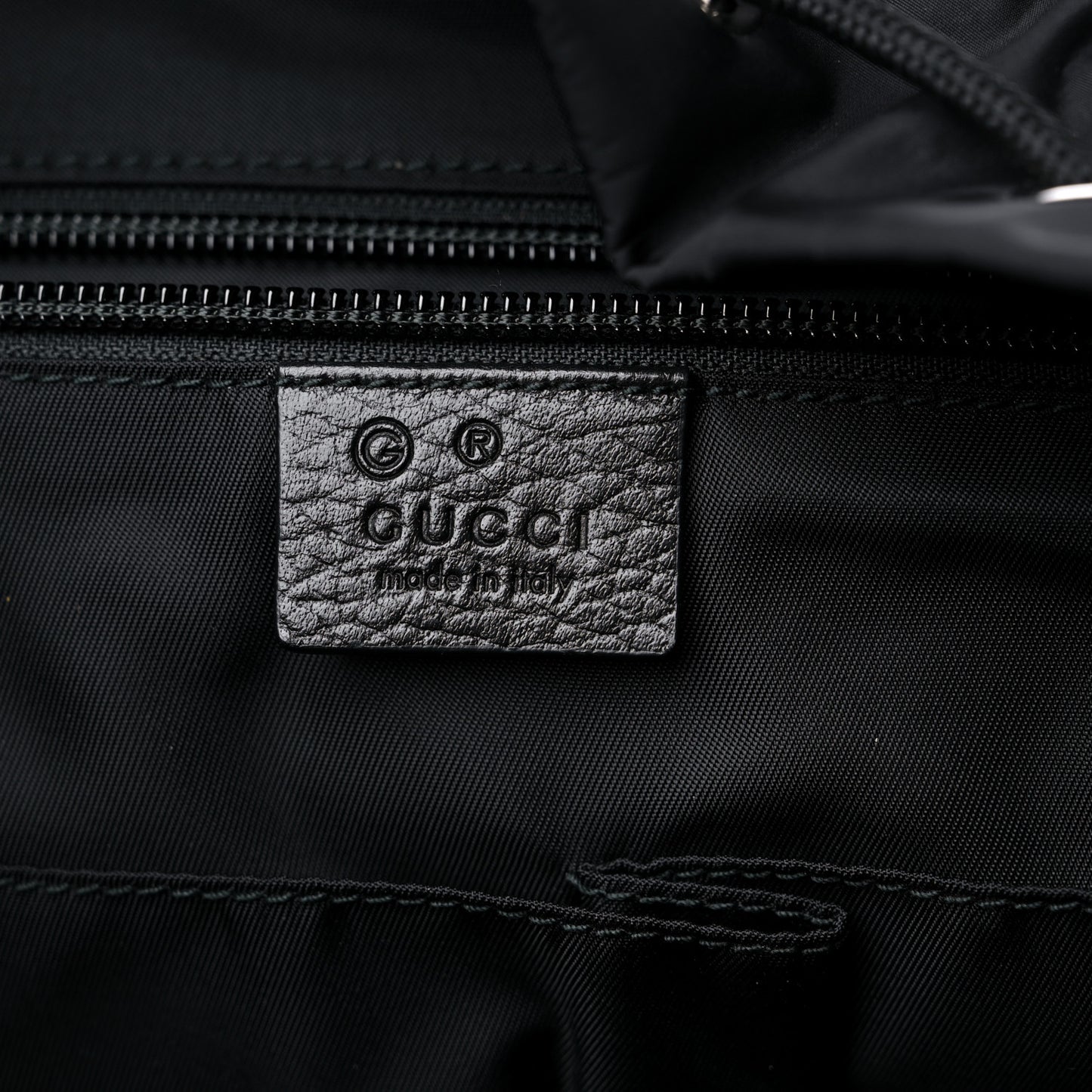 Nylon Monogram Medium Light Double Buckle Backpack Black