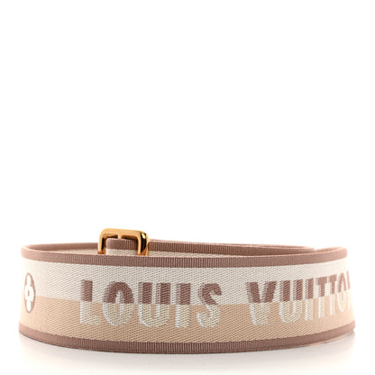 Louis Vuitton Jacquard Speedy Bandouliere 20 Shoulder Strap Beige 2 of 4