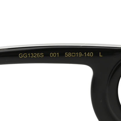 Gucci Acetate Rectangle Frame Sunglasses GG1326S Black 5 of 8