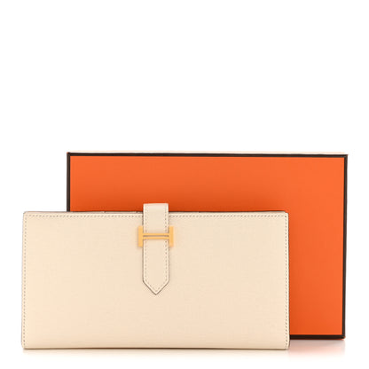 Hermes Chevre Mysore Bearn Gusset Wallet Nata 9 of 9
