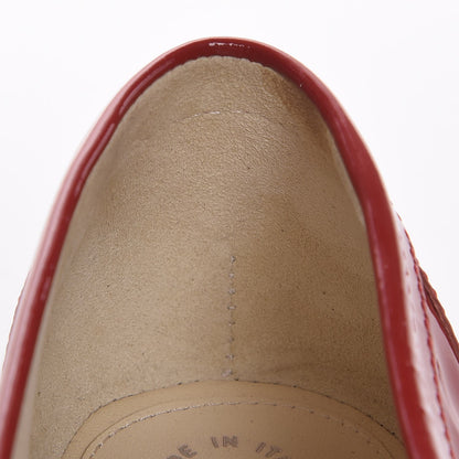 Chanel Patent CC Turnlock Mocassin Loafers 36.5 Red 10 of 14