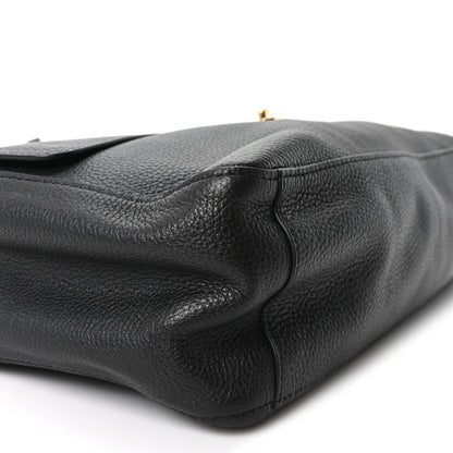 Chanel Grained Calfskin Souplissimo Maxi Flap Black 9 of 11