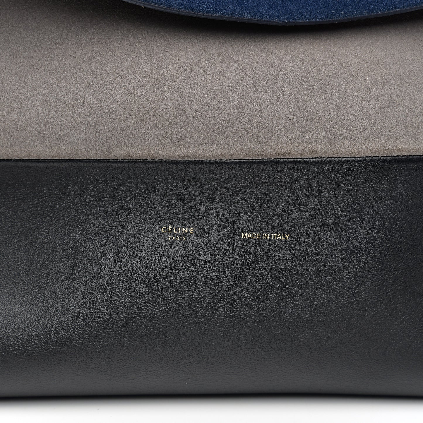 Calfskin Suede All Soft Shoulder Bag Ocean Blue