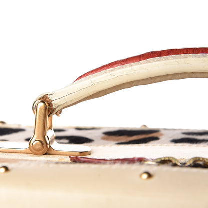Valentino Garavani Calf Hair Leopard Print Rolling Luggage 18 of 34