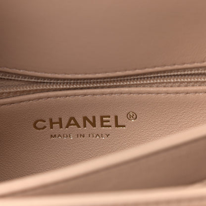 Chanel Lambskin Quilted Small Trendy CC Dual Handle Flap Bag Beige 6 of 12