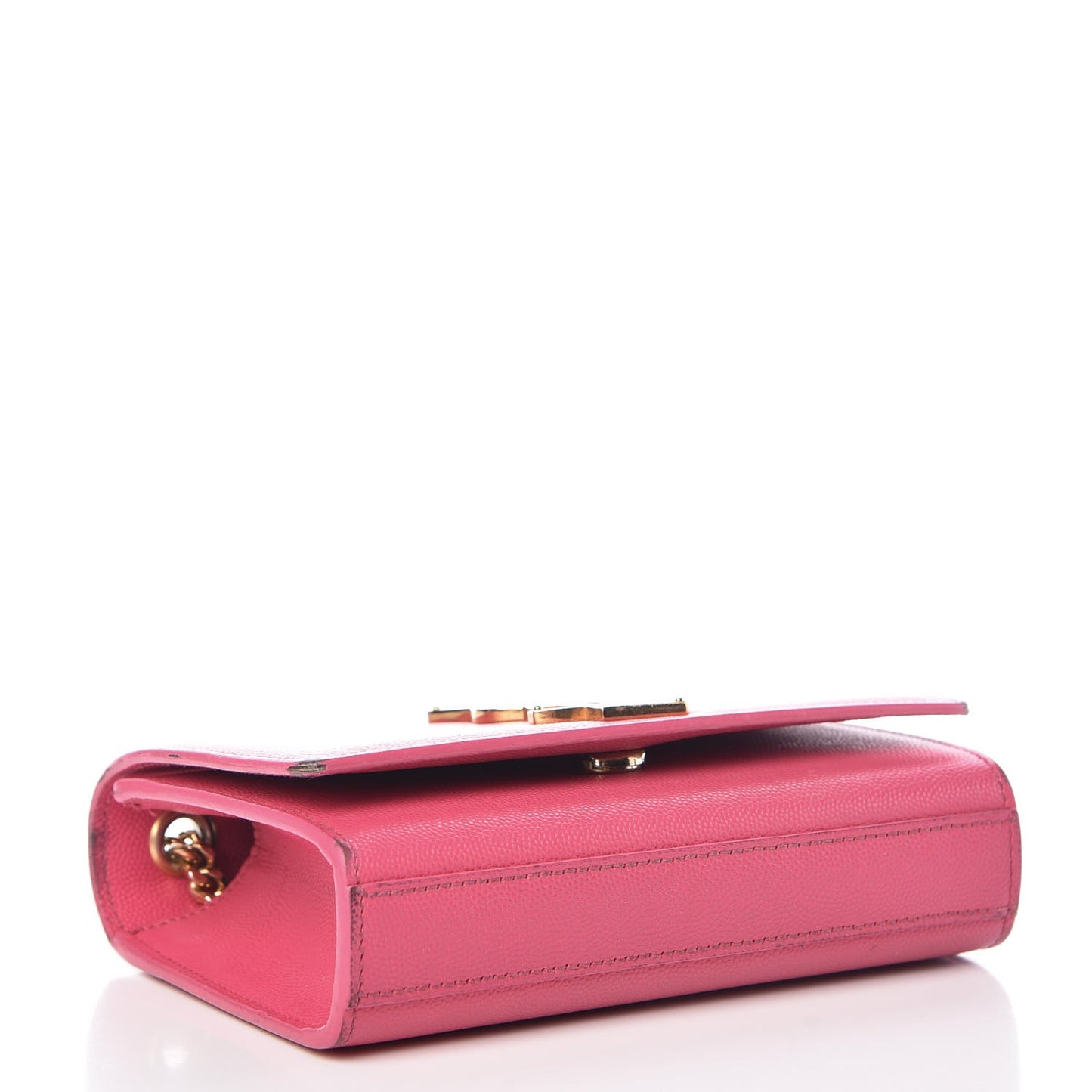 Grain De Poudre Small Monogram Kate Satchel Fuchsia