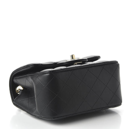 Chanel Lambskin Quilted Mini Square Flap Black 4 of 10