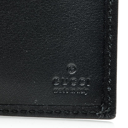 Gucci Calfskin Studded Bi-Fold Wallet Black 6 of 6