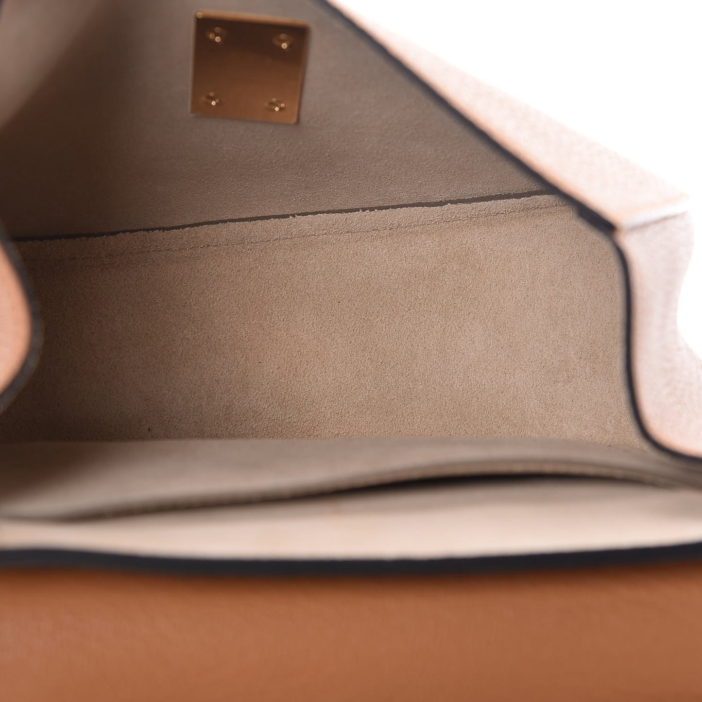 Grained Lambskin Drew Shoulder Bag Gingerbread