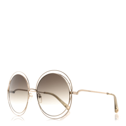 Chloe Oversize Round Carlina Oversized Round Sunglasses CE114SD Brown 1 of 7