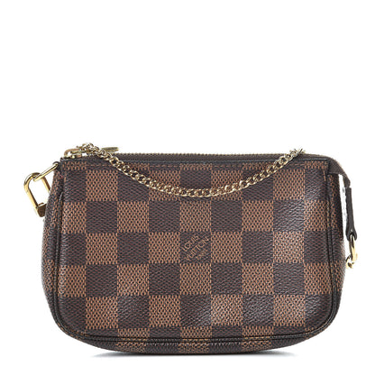 Louis Vuitton Damier Ebene Mini Pochette Accessories 1 of 8
