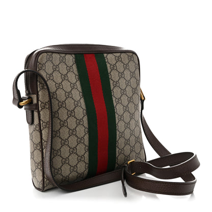 Gucci GG Supreme Monogram Web Small Ophidia Messenger Bag Brown 3 of 12