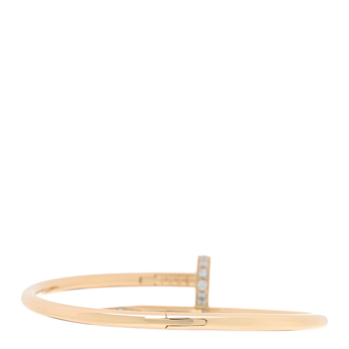 18K Yellow Gold Diamond Juste Un Clou Bracelet 16