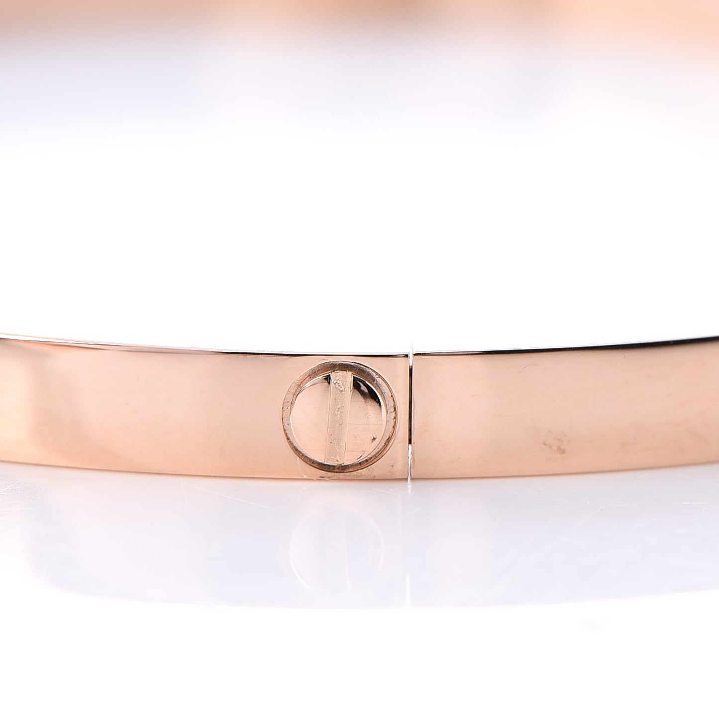 18K Pink Gold Small LOVE Bracelet 17