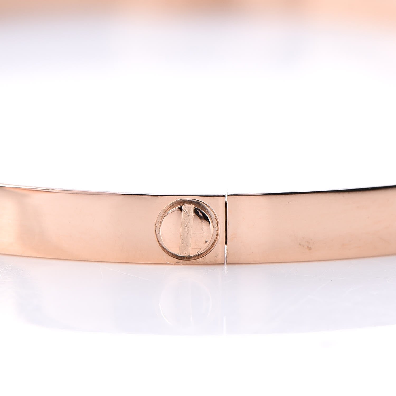 Cartier 18K Pink Gold Small LOVE Bracelet 17 4 of 10