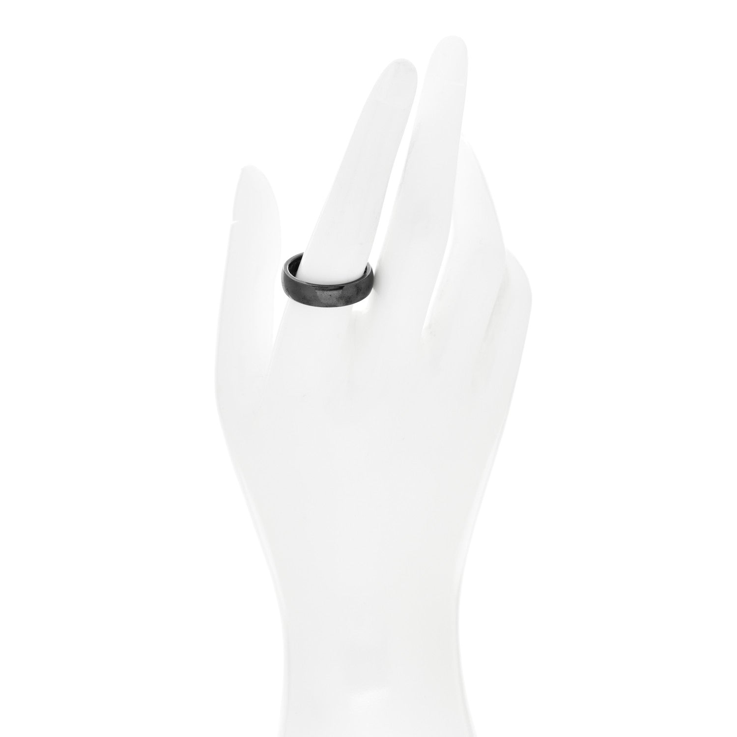 David Yurman Black Titanium 6mm Classic Band Ring 61 9.5 2 of 5