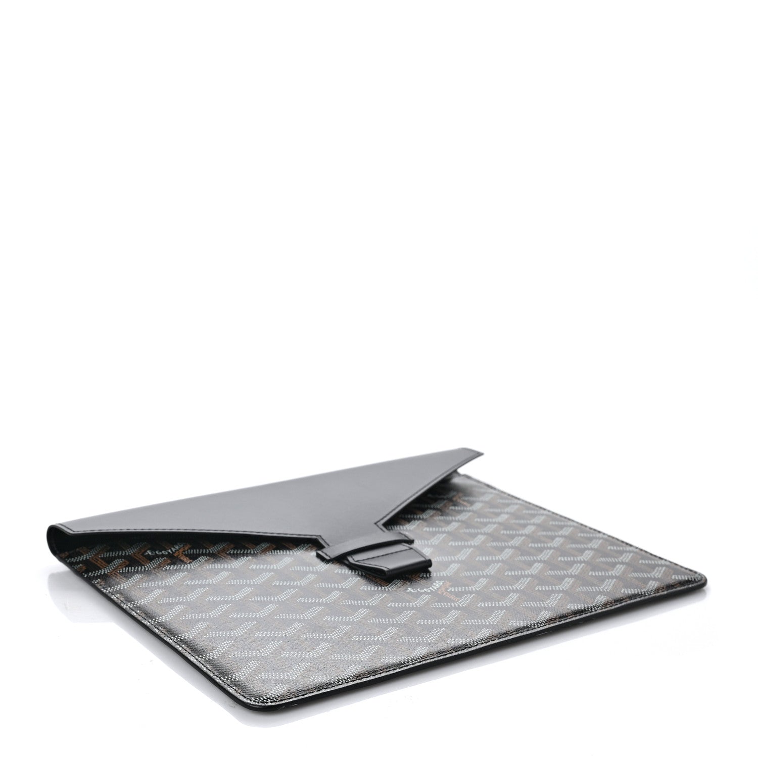 Goyard Goyardine Commando Envelope 2 Flat Large Pouch Black 4 of 6