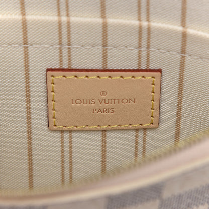 Louis Vuitton Damier Azur Neverfull MM GM Pochette 6 of 9