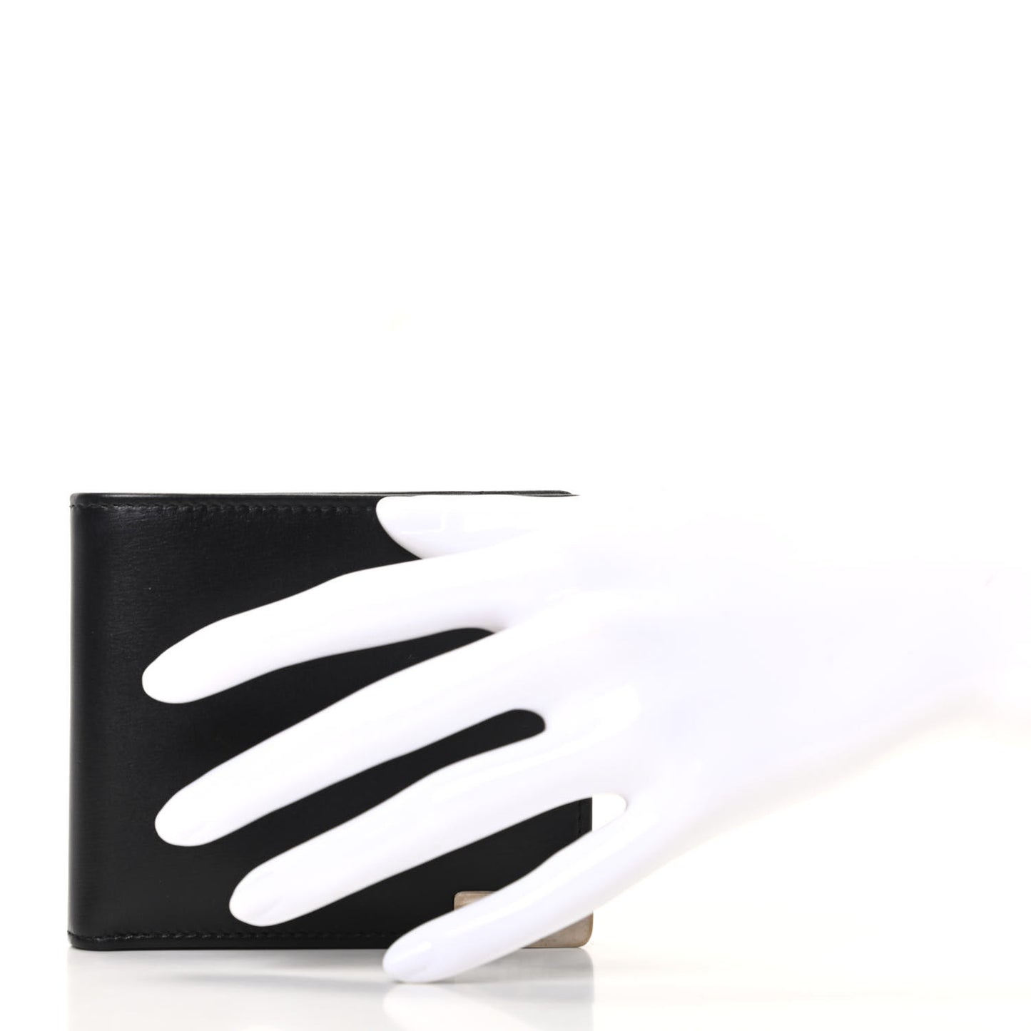 Calfskin Bi-Fold Wallet Black