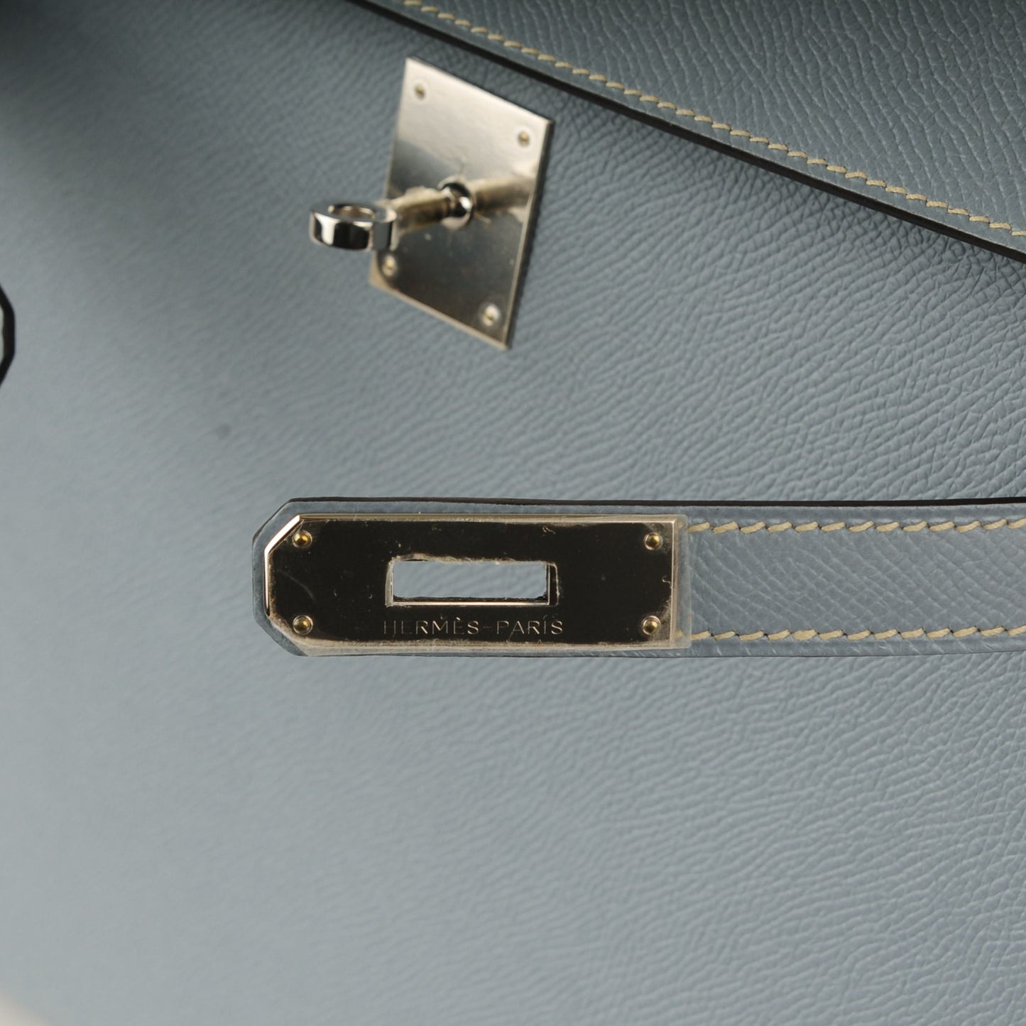 Epsom Kelly Sellier 35 Bleu Lin