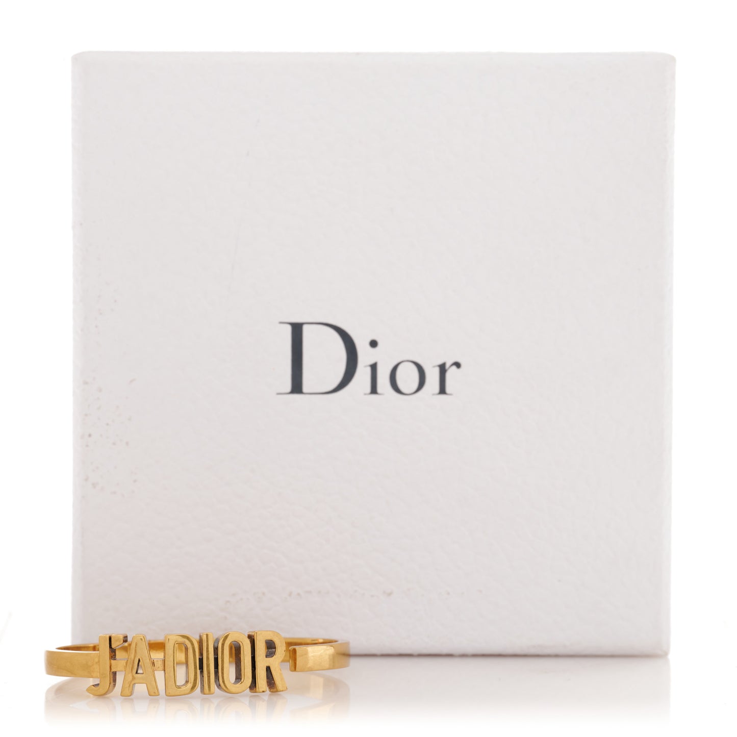 Metal J'Adior Bracelet Cuff Gold